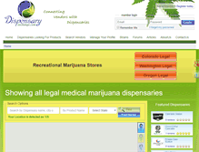 Tablet Screenshot of dispensaryexchange.com